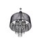 Cwi Lighting Amelia 6 Light Drum Shade Chandelier With Chrome Finish 5475P20C-6 Black - alternate 3